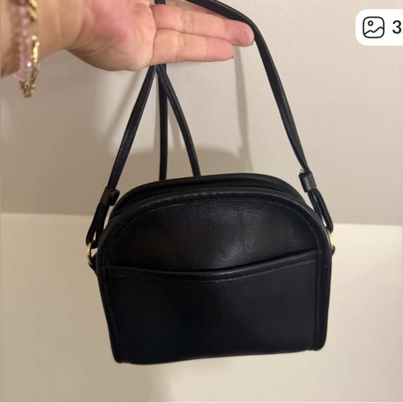 Coach 1998 Rare Htf Vintage Coach Black Abbey Zip Bag 9017 Coa Included